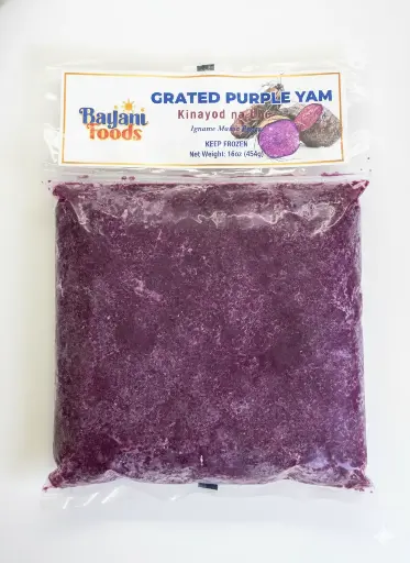 [BAY-UBE-031] FROZEN Bayani Foods Purple Yam (Ube) Grated 20x454g ***Back In Stock***