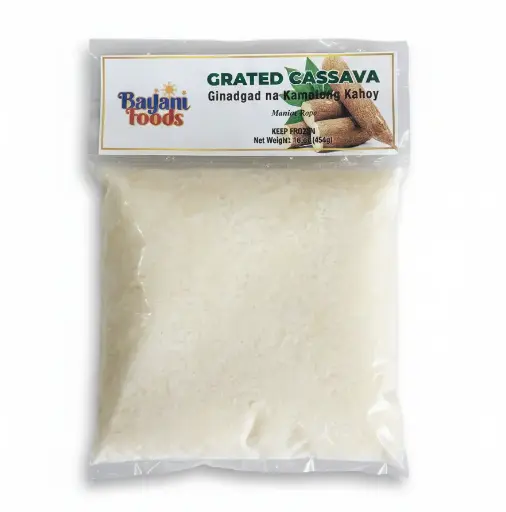 [BAY-GRA-001] FROZEN Bayani Foods Cassava Grated 16x454g