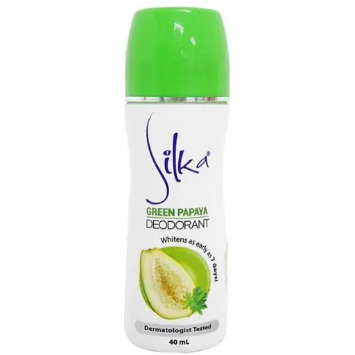 [SIL-DGP-001] Silka Deodorant Green Papaya 12x40ml