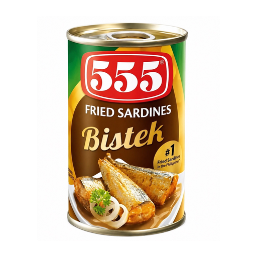 555 Fried Sardines Bistek 100x155g