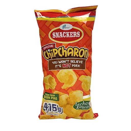 Snackers Chipcharon Lechon Kawali Flavor 15x415g ***New Product***
