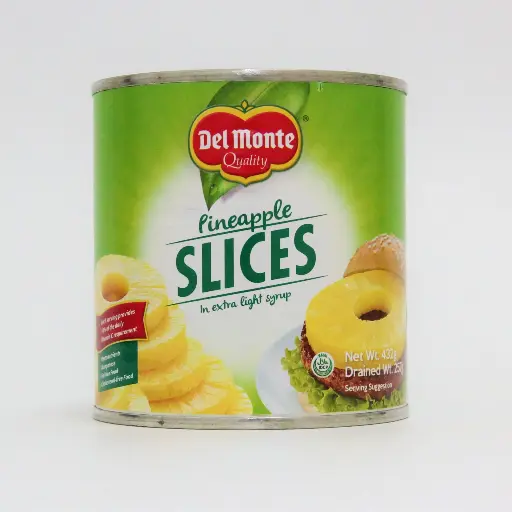 Del Monte Pineapple Slices in Extra Light Syrup 24x432g ***Back In Stock***