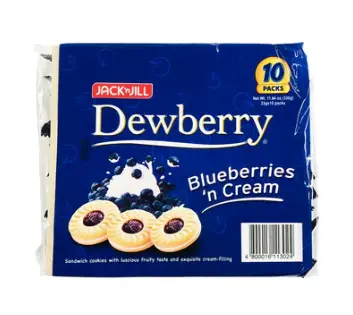 Jack 'n Jill (Bakery) Dewberry Blueberry 20x(10x33g) ***Back In Stock***
