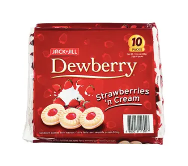 Jack 'n Jill (Bakery) Dewberry Strawberry 20x(10x33g) ***Back In Stock***