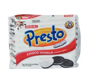 [JAC-PCV-009] Jack 'n Jill (Bakery) Presto Creams Vanilla 20x(10x30g) ***Back In Stock***