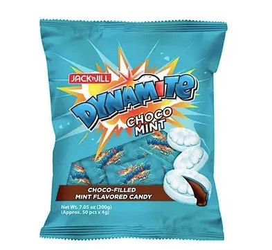Jack 'n Jill (Candy) Dynamite Choco-Mint Candy 40x(50x4g) ***New Product***