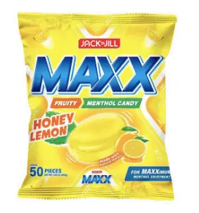 Jack 'n Jill (Candy) Maxx Honey-Lemon Candy 40x(50x4g) ***New Product***