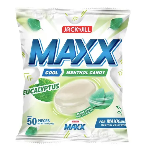 Jack 'n Jill (Candy) Maxx Eucalyptus With Maxicool Candy 40x(50x4g) ***New Product***