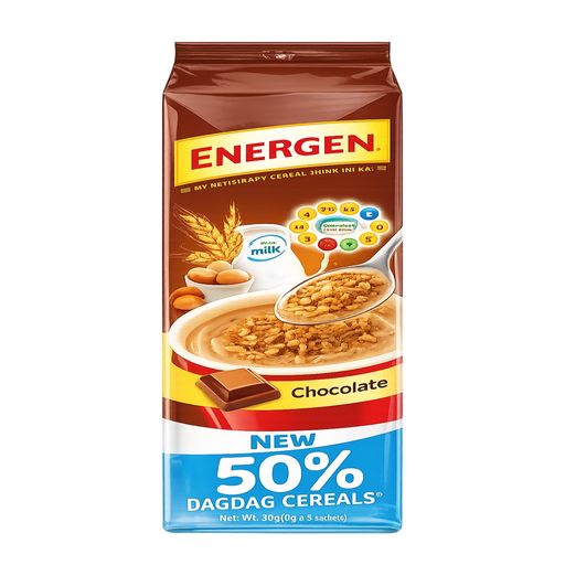 Energen Chocolate (50% More Cereal) Drink 8x(30x40g) ***Back In Stock***