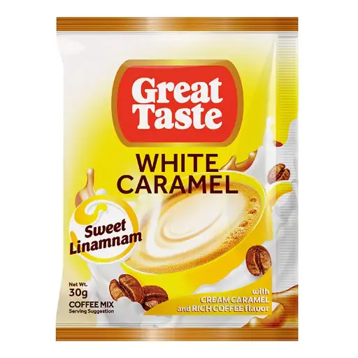 Great Taste White Caramel 24x(10x30g) ***New Product***