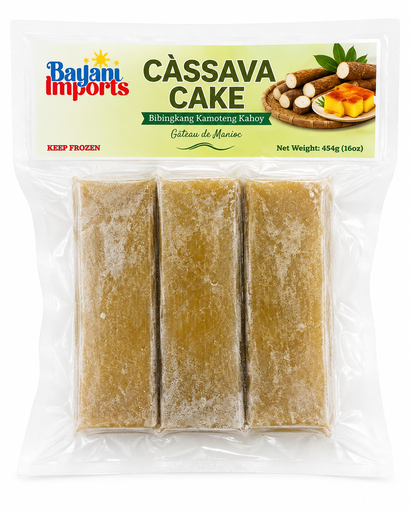 [BAY-CAS-008] FROZEN Bayani Foods Cassava Cake 30x454g ***New Product*** 