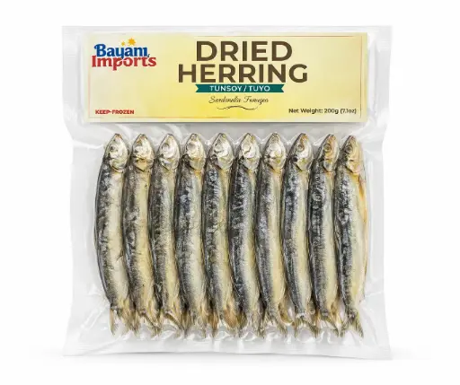 [BAY-HER-012] FROZEN Bayani Foods Dried Herring (Tunsoy/Tuyo) 40x200g ***New Product***