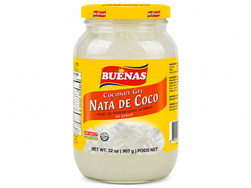 Buenas Sweet Nata De Coco (Coconut Gel) White 12x907g (Large)  ***New Product*** 
