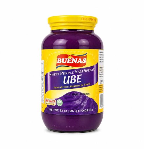 [BUE-Y9M-017] Buenas Purple Yam (Ube) Spread 12x907g (Large)  ***New Product***