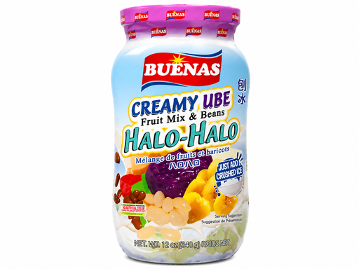 [BUE-UBE-006] Buenas Creamy Halo-Halo Ube 24x340g (Small) ***New Product***