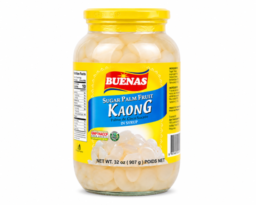 [BUE-PW9-025] Buenas Sugar Palm Fruit (Kaong) White 12x907g (Large) ***New Product***