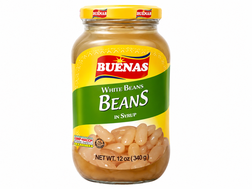 [BUE-BE3-041] Buenas White Beans 24x340g (Small) ***New Product***