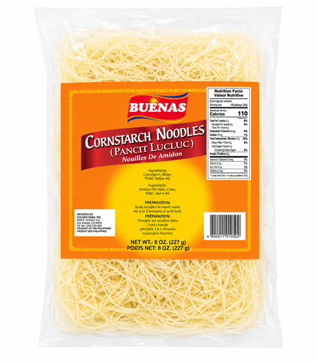 [BUE-PAN-004] Buenas Cornstarch Noodles (Pancit Luglug) 50x227g ***New Product***