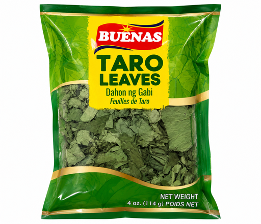 [BUE-TAR-010] Buenas Dried Taro Leaves 16x114g ***New Product***
