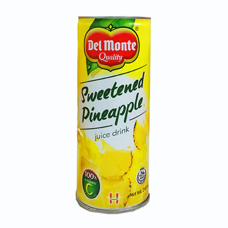 Del Monte Sweetened Pineapple Juice 24x220ml ***Back In Stock***