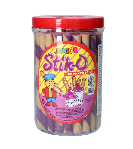 [STI-UBE-003] Stik-O Ube Wafer Sticks 12x380g ***Back In Stock***