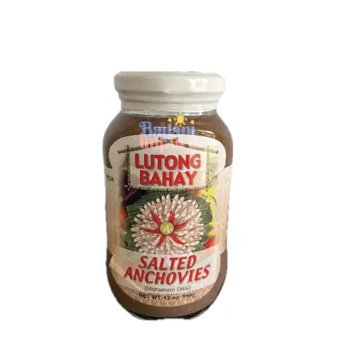 [LUT-DIL-031] Lutong Bahay Salted Anchovy (Monamon Dilis) 24x340g (White)