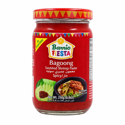 Barrio Fiesta Sauteed Shrimp Paste Spicy 24x250g (Small) ***Back In Stock***