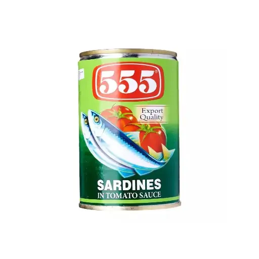 555 Sardines in Tomato Sauce 48x425g (Large) ***Back In Stock***