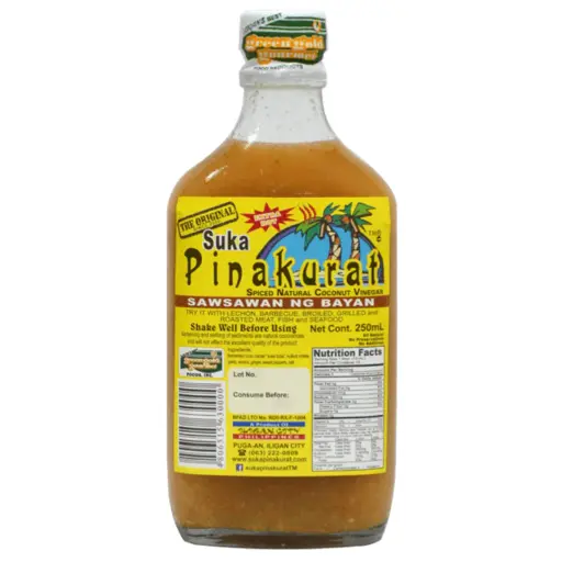 [PIN-V2N-003] Pinakurat Hot Suka (Spiced Natural Coconut Vinegar) 30 x 250ml ***Back In Stock***