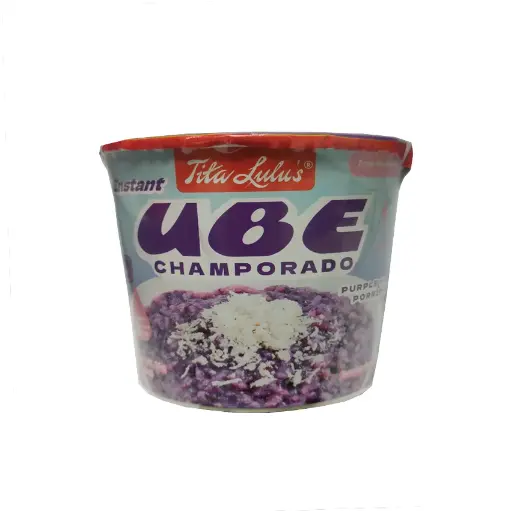 [TIT-UBE-002] Tita Lulu's Instant Ube Champorado Cup 15x(3x55g) ***Back In Stock***
