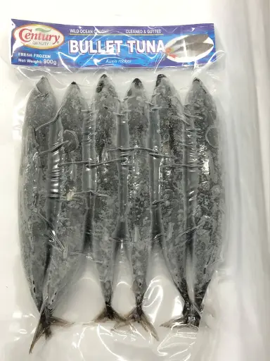FROZEN Century Bullet Tuna (Cleaned & Gutted) 10x900g