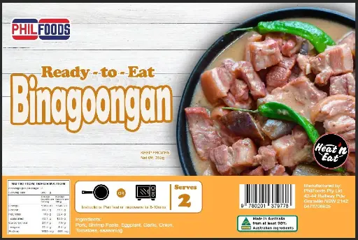 [PHI-BIN-004] FROZEN PhilFoods Ready-to-Eat Binagoongan 30x350g