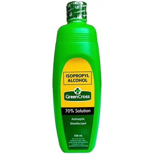 Green Cross Brand Isopropyl Rubbing Alcohol 70% Solution 36x500ml ***Back In Stock***