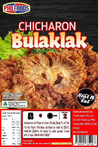 FROZEN PhilFoods Chicharon Bulaklak 30x220g 