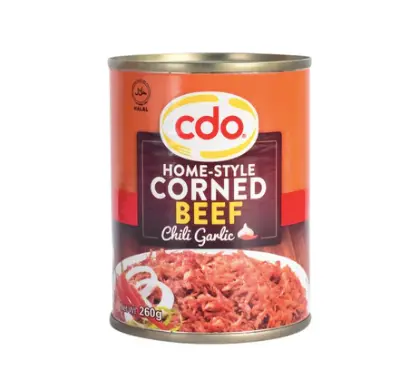 CDO Home-Style Corned Beef Chili Garlic 48x260g ***Winter Promo – 15% OFF***